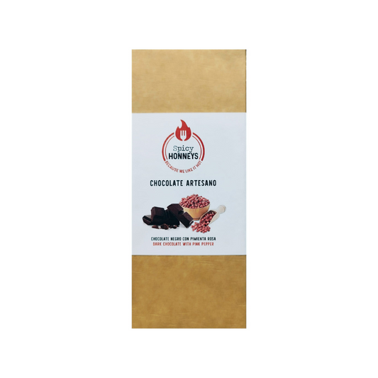 CHOCOLATE NEGRO PIMENTA ROSA 125gr