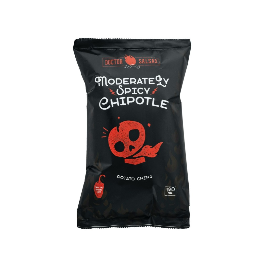 POTATO CHIPS MODERATELY SPICY CHIPOTLE 120gr